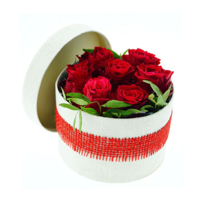 Box fleurie de roses rouges - Fleurs Et Création Plantes